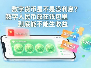 数字货币是不是没利息？数字人民币放在钱包里到底能不能生收益