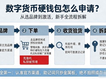 数字货币硬钱包怎么申请？从选品牌到激活，新手全流程拆解