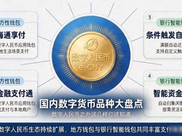国内数字货币品种大盘点，数字人民币之外这几样你该知道