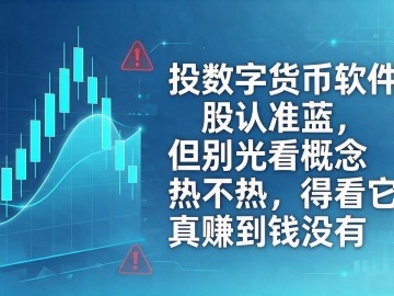 投数字货币软件股认准蓝，但别光看概念热不热，得看它真赚到钱没有