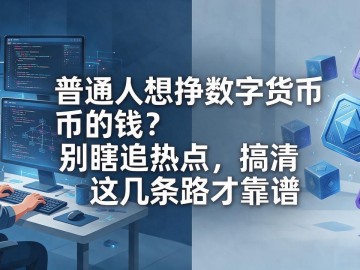 普通人想挣数字货币的钱？别瞎追热点，搞清这几条路才靠谱