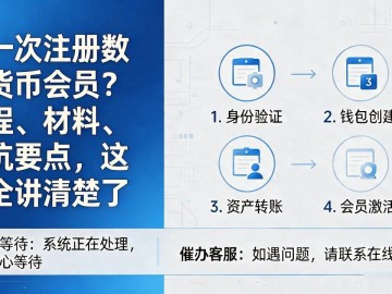 第一次注册数字货币会员？流程、材料、避坑要点，这篇全讲清楚了