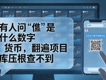 有人问"儯"是什么数字货币，翻遍项目库压根查不到
