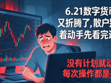 6.21数字货币又折腾了，散户别急着动手先看完这篇
