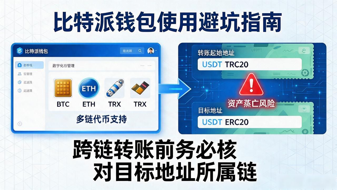 跨链转账USDT注意事项_比特派钱包助记词安全存储方法_比特派钱包使用