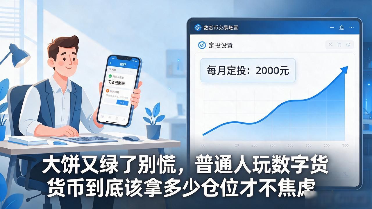 比特币投资策略_定投比特币方法_数字货币+大饼