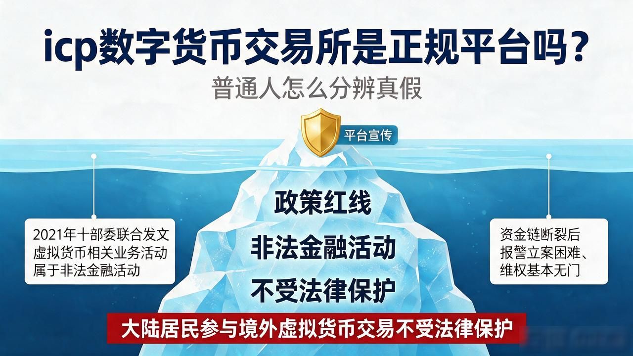 ICP交易所监管牌照_icp数字货币交易所是正规平台吗_ICP代币交易平台风险识别
