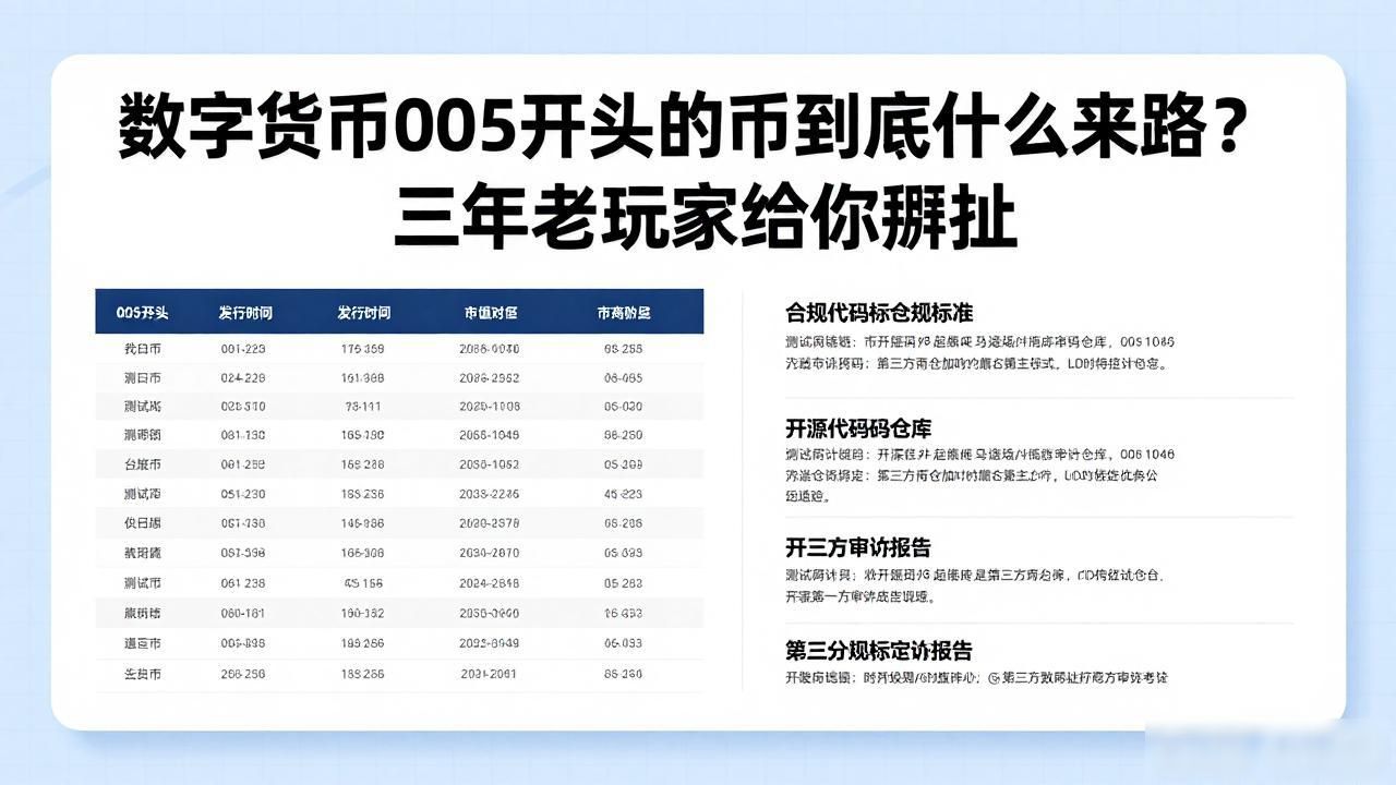005数字货币项目_005区块链白皮书审计_数字货币005开头