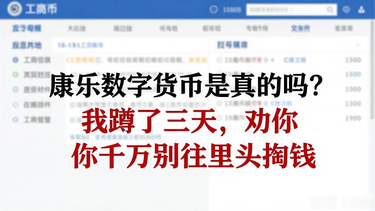 康乐数字货币骗局_警惕高收益投资陷阱_康乐数字货币真的吗