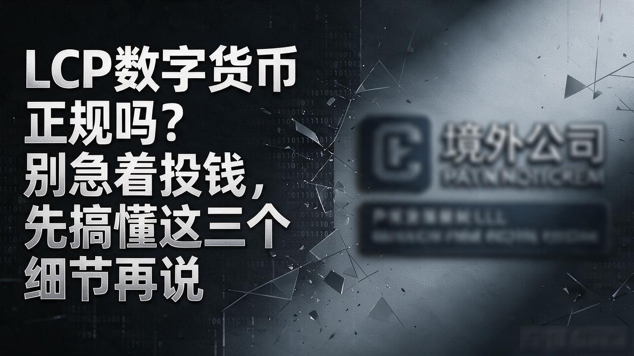 LCP数字货币正规性判断_区块链技术支撑的数字货币项目评估_LCP数字货币正规吗