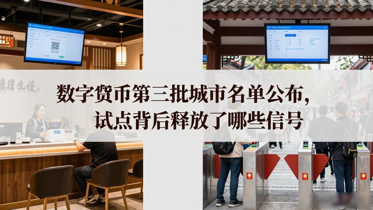 数字人民币第三批试点城市_数字货币第三批城市_中西部省会新一线城市数字人民币试点