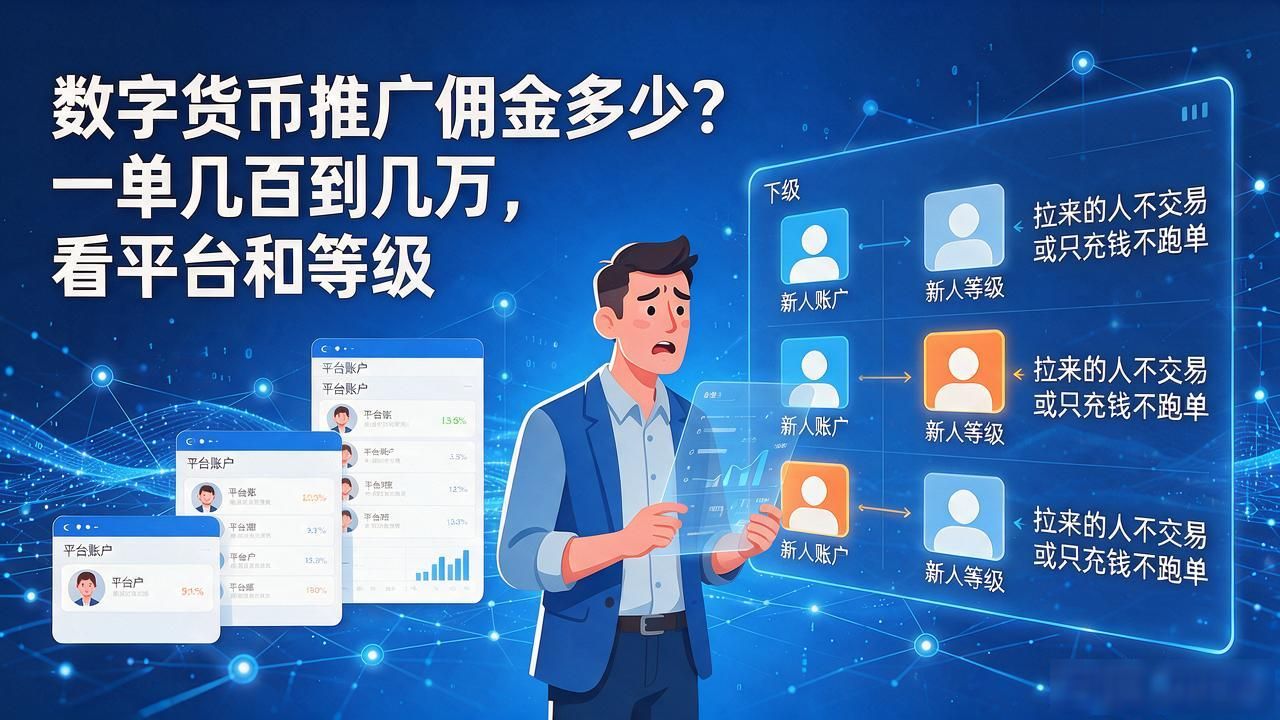 数字货币推广渠道佣金比例_数字货币推广佣金多少_主流交易所开户返佣计算
