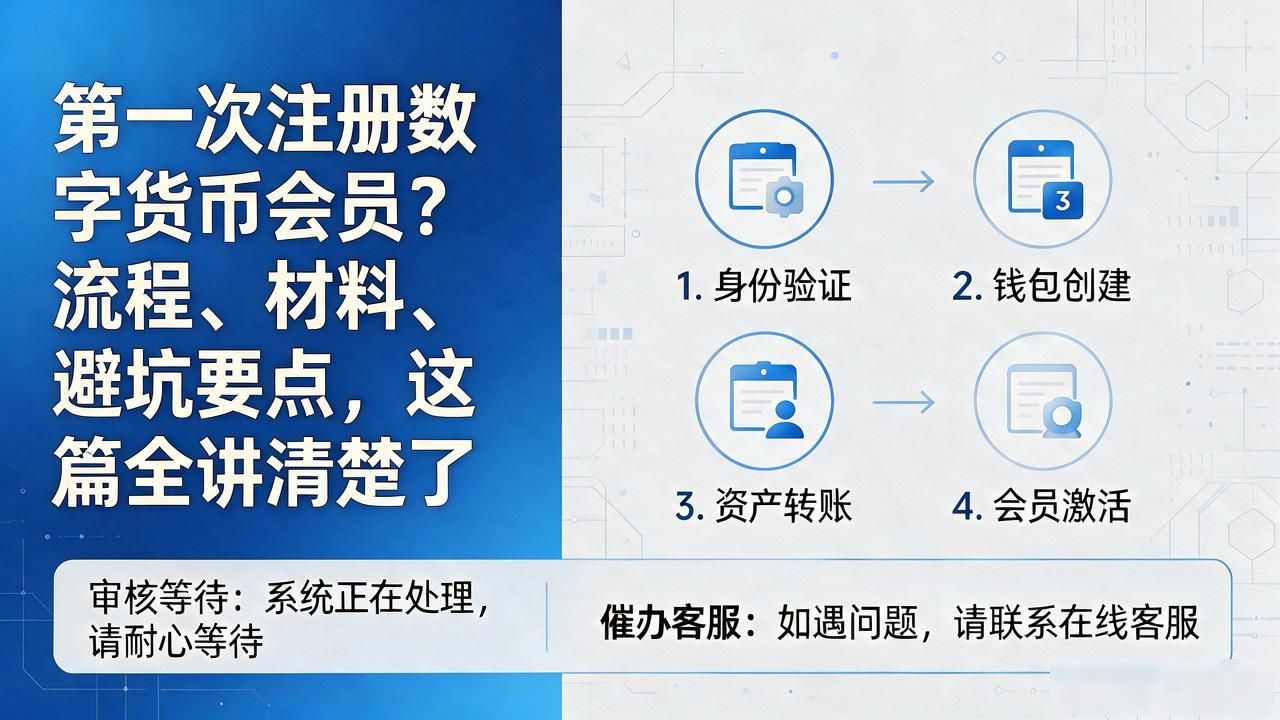 合规咨询数字货币注册流程_数字货币会员注册材料_如何注册数字货币会员