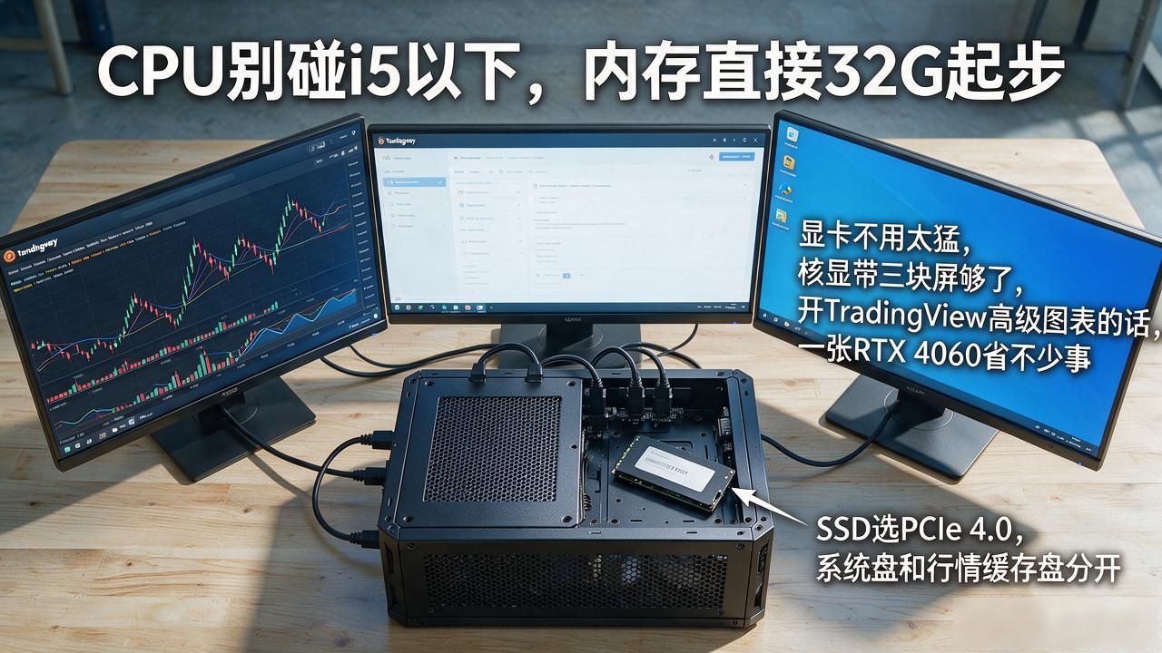 数字货币交易所电脑_双屏交易设置_数字货币交易所电脑配置