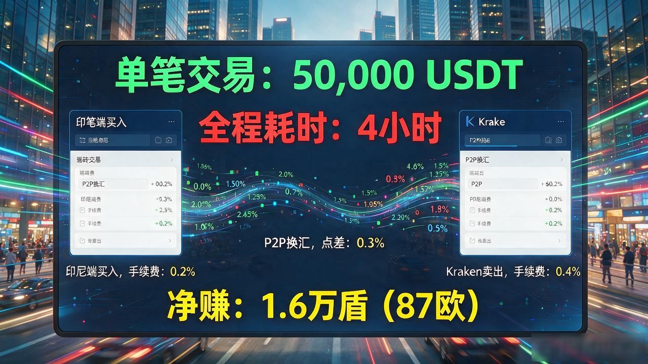 跨国数字货币搬砖_跨国数字货币搬砖套利策略_印尼与欧洲USDT价差操作细节